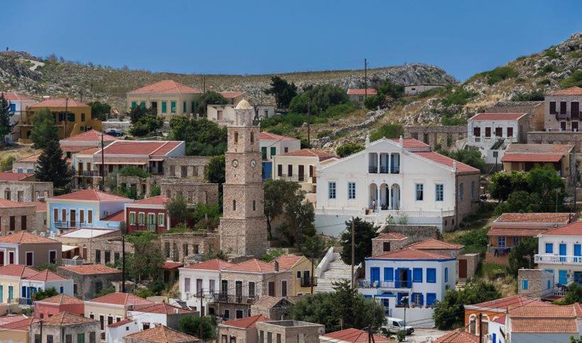 Occasus Room Comfort Chalki Town Exterior foto